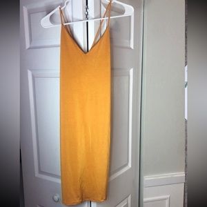 Women’s going out mustard yellow dress